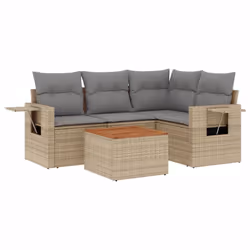 VidaXL 3224547, Gris clair, Rotin, Acier, Bois d'acacia, 110 kg, Adultes et enfants, 550 mm, 550 mm
