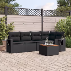 VidaXL 3224550 banc de jardin Rotin, Acier, Bois d'acacia