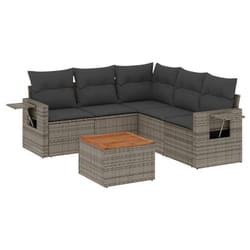 VidaXL 3224562 banc de jardin Rotin, Acier, Bois d'acacia