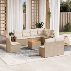 VidaXL 3224602 banc de jardin Rotin, Acier, Bois d'acacia
