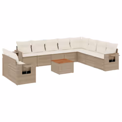 VidaXL 3224637, Crème, Rotin, Acier, Bois d'acacia, 110 kg, Adultes et enfants, 550 mm, 550 mm