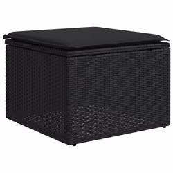VidaXL 3224669 banc de jardin Rotin, Acier, Bois d'acacia - Vue supplémentaire 5