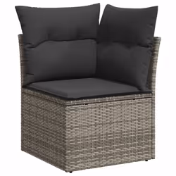 VidaXL 3224674 banc de jardin Rotin, Acier, Bois d'acacia