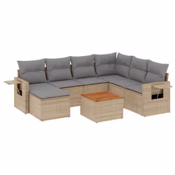 VidaXL 3224680, Gris clair, Rotin, Acier, Bois d'acacia, 110 kg, Adultes et enfants, 550 mm, 550 mm