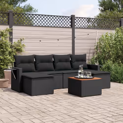 VidaXL 3224683 banc de jardin Rotin, Acier, Bois d'acacia