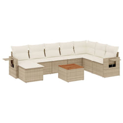 VidaXL 3224700 banc de jardin Rotin, Acier, Bois d'acacia