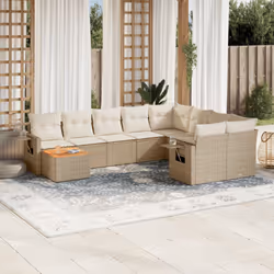 VidaXL 3224728 banc de jardin Rotin, Acier, Bois d'acacia