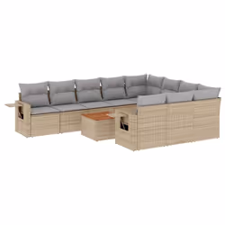 VidaXL 3224743, Gris clair, Rotin, Acier, Bois d'acacia, 110 kg, Adultes et enfants, 550 mm, 550 mm