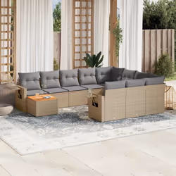 VidaXL 3224750 banc de jardin Rotin, Acier, Bois d'acacia