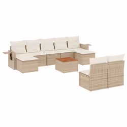 VidaXL 3224763, Crème, Rotin, Acier, Bois d'acacia, 110 kg, Adultes et enfants, 550 mm, 550 mm