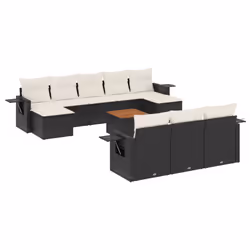 VidaXL 3224782, Crème, Rotin, Acier, Bois d'acacia, 110 kg, Adultes et enfants, 550 mm, 550 mm