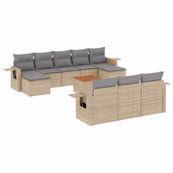VidaXL 3224785, Gris clair, Rotin, Acier, Bois d'acacia, 110 kg, Adultes et enfants, 550 mm, 550 mm