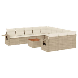 VidaXL 3224791 banc de jardin Rotin, Acier, Bois d'acacia