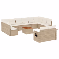 VidaXL 3224798, Crème, Rotin, Acier, Bois d'acacia, 110 kg, Adultes et enfants, 550 mm, 550 mm