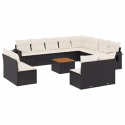 VidaXL 3224810, Crème, Rotin, Acier, Bois d'acacia, 110 kg, Adultes et enfants, 550 mm, 550 mm