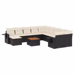 VidaXL 3224859, Crème, Rotin, Acier, Bois d'acacia, 110 kg, Adultes et enfants, 550 mm, 550 mm
