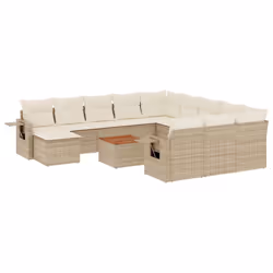 VidaXL 3224868, Crème, Rotin, Acier, Bois d'acacia, 110 kg, Adultes et enfants, 550 mm, 550 mm