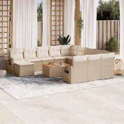 VidaXL 3224868 banc de jardin Rotin, Acier, Bois d'acacia