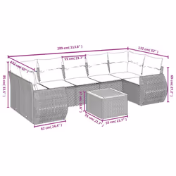 VidaXL 3224914 ensemble de meubles de jardin - Vue supplémentaire 8