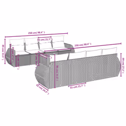 VidaXL 3224926 ensemble de meubles de jardin - Vue supplémentaire 7