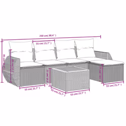 VidaXL 3224978 ensemble de meubles de jardin - Vue supplémentaire 8