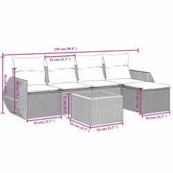 VidaXL 3224982 ensemble de meubles de jardin