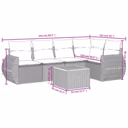 VidaXL 3224992 ensemble de meubles de jardin - Vue supplémentaire 8