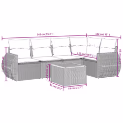 VidaXL 3225006 ensemble de meubles de jardin - Vue supplémentaire 8