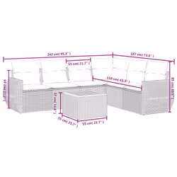 VidaXL 3225019 ensemble de meubles de jardin - Vue supplémentaire 8