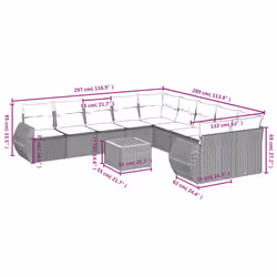 VidaXL 3225184 ensemble de meubles de jardin - Vue supplémentaire 7