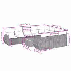 VidaXL 3225185 ensemble de meubles de jardin