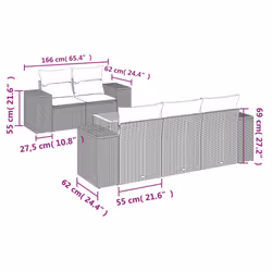VidaXL 3225332 ensemble de meubles de jardin