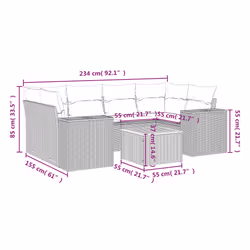 VidaXL 3225341 ensemble de meubles de jardin
