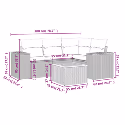 VidaXL 3225428 ensemble de meubles de jardin