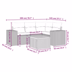 VidaXL 3225430 ensemble de meubles de jardin