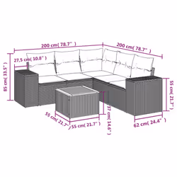 VidaXL 3225444 ensemble de meubles de jardin