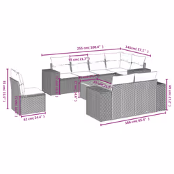 VidaXL 3225530 ensemble de meubles de jardin - Vue supplémentaire 8
