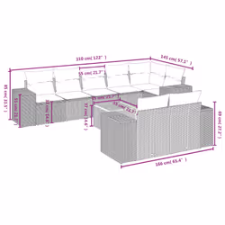 VidaXL 3225531 ensemble de meubles de jardin - Vue supplémentaire 8