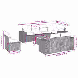 VidaXL 3225533 ensemble de meubles de jardin - Vue supplémentaire 8