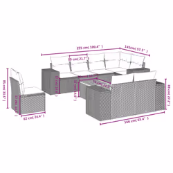 VidaXL 3225535 ensemble de meubles de jardin - Vue supplémentaire 8