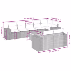 VidaXL 3225538 ensemble de meubles de jardin - Vue supplémentaire 8