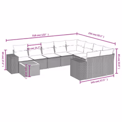 VidaXL 3225611 ensemble de meubles de jardin - Vue supplémentaire 8