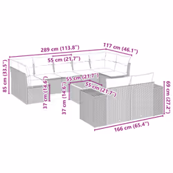 VidaXL 3225612 ensemble de meubles de jardin - Vue supplémentaire 8