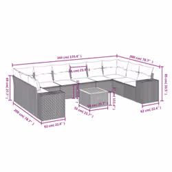 VidaXL 3225614 ensemble de meubles de jardin - Vue supplémentaire 8