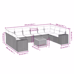 VidaXL 3225617 ensemble de meubles de jardin - Vue supplémentaire 8