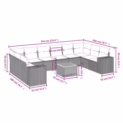 VidaXL 3225618 ensemble de meubles de jardin - Vue supplémentaire 8