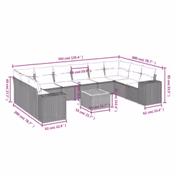 VidaXL 3225621 ensemble de meubles de jardin - Vue supplémentaire 8