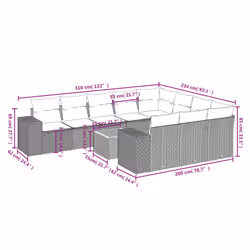 VidaXL 3225624 ensemble de meubles de jardin - Vue supplémentaire 8