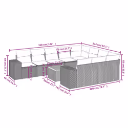 VidaXL 3225628 ensemble de meubles de jardin - Vue supplémentaire 8