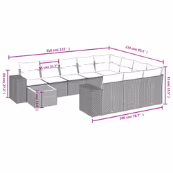 VidaXL 3225631 ensemble de meubles de jardin - Vue supplémentaire 8